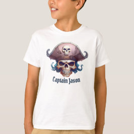 Camiseta Bash Tee de cumpleaños de pirata pirata personaliz