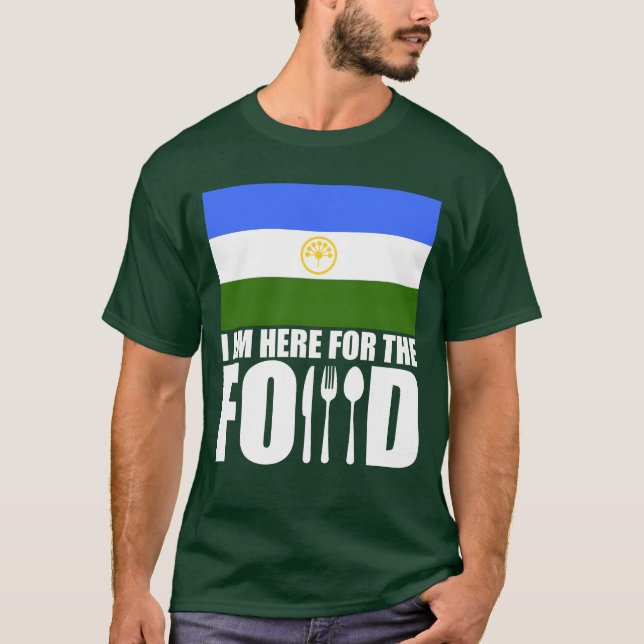 Camiseta Bashkortostan souvenir comida viaje vintage (Anverso)