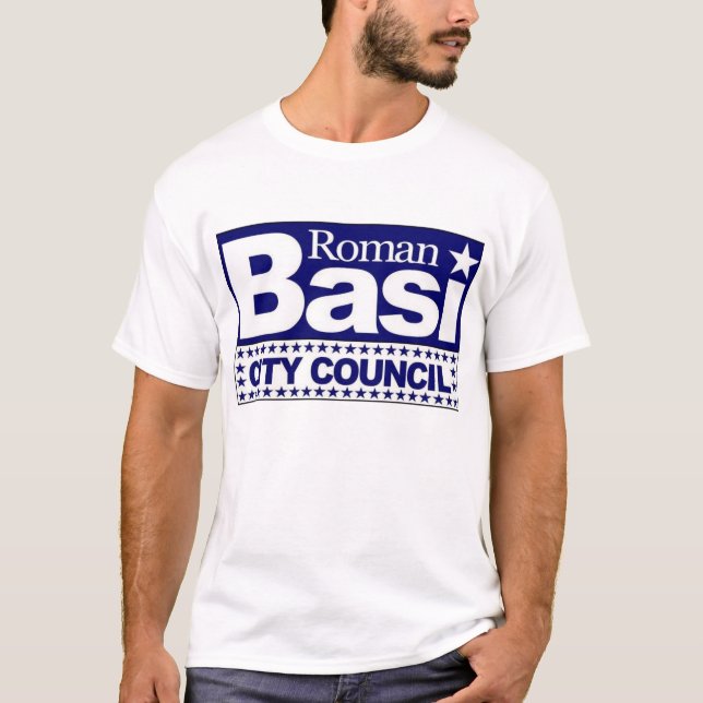 Camiseta Basi romano para el Ayuntamiento (Anverso)