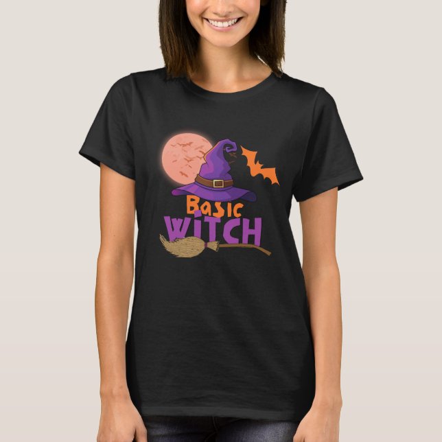 Camiseta Basic Witch - for women halloween 2024  (Anverso)