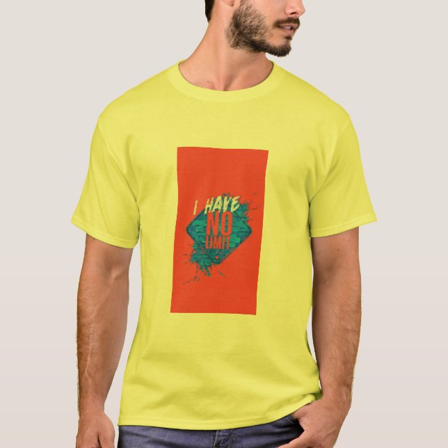 Camiseta básica adecuada para hombres (Anverso)