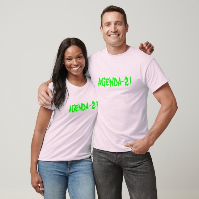 Camiseta básica alternativa con Agenda-21 (Unisexo)
