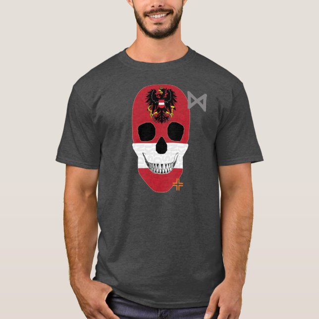 Camiseta básica B2 de HANDSKULL Austria (Anverso)
