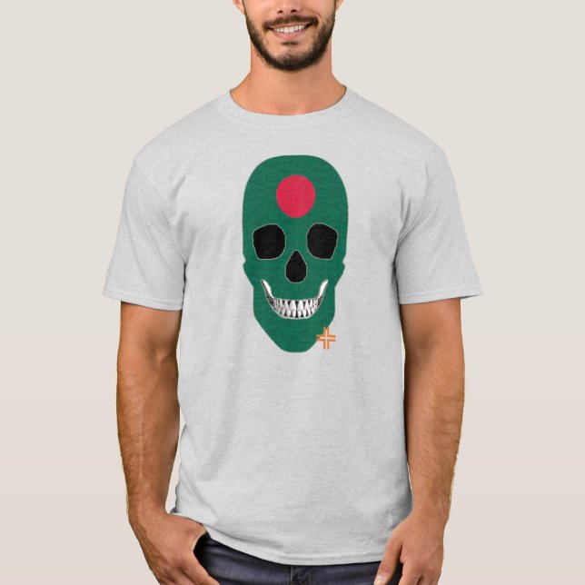 Camiseta básica B2 de HANDSKULL Bangladesh (Anverso)