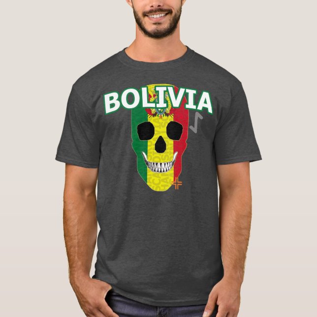 camiseta básica B2 de HANDSKULL Bolivia (Anverso)