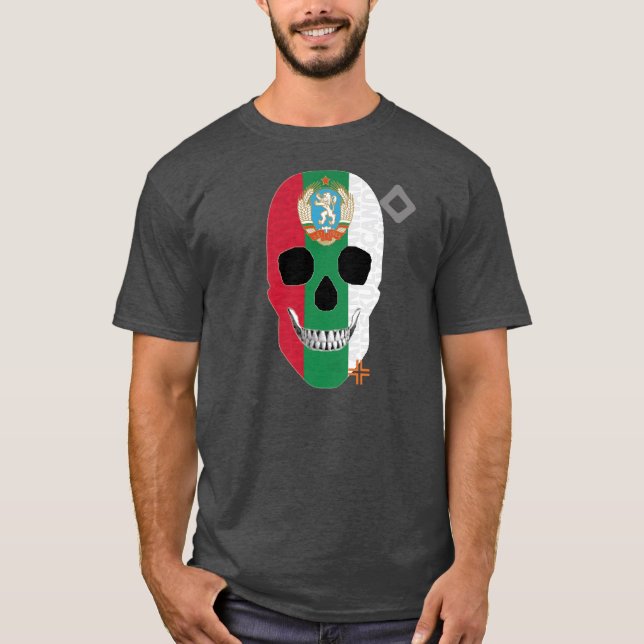 camiseta básica B2 de HANDSKULL Bulgaria (Anverso)
