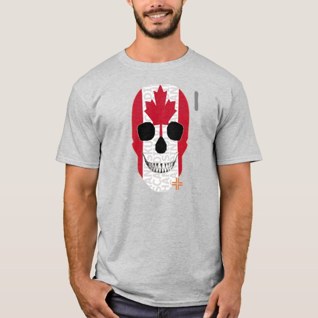 Camiseta básica B2 de HANDSKULL Canadá (Anverso)