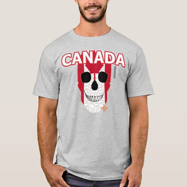 Camiseta básica B2 de HANDSKULL Canadá (Anverso)