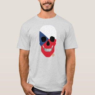 Camiseta básica B2 de HANDSKULL Checoslovaquia