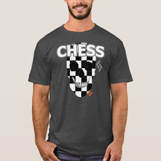 Camiseta básica B2 de HANDSKULL Chess (Anverso)