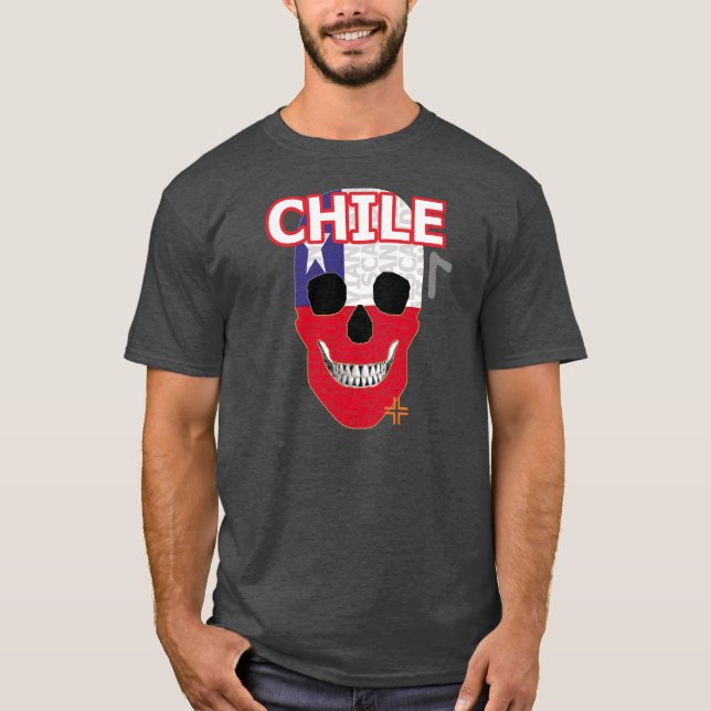 Camiseta básica B2 de HANDSKULL Chile (Anverso)