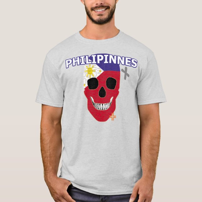 camiseta básica B2 de HANDSKULL Filipinas (Anverso)