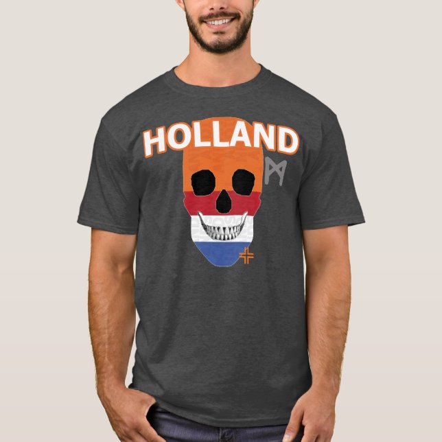 Camiseta básica B2 de HANDSKULL Holland (Anverso)