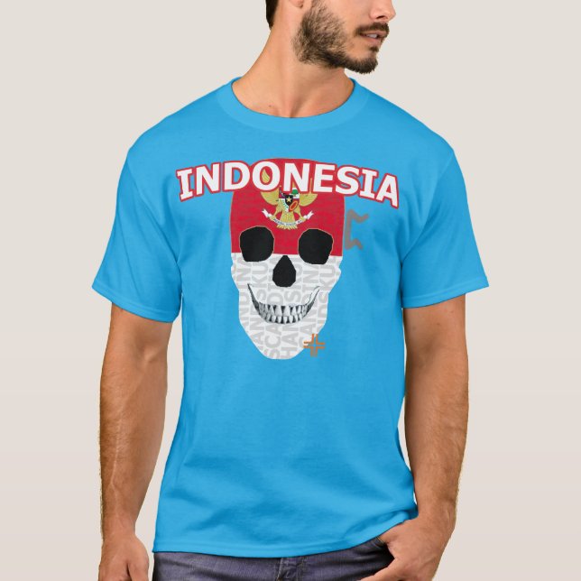 Camiseta básica B2 de HANDSKULL Indonesia (Anverso)