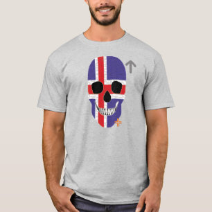 Camiseta básica B2 de HANDSKULL Islandia