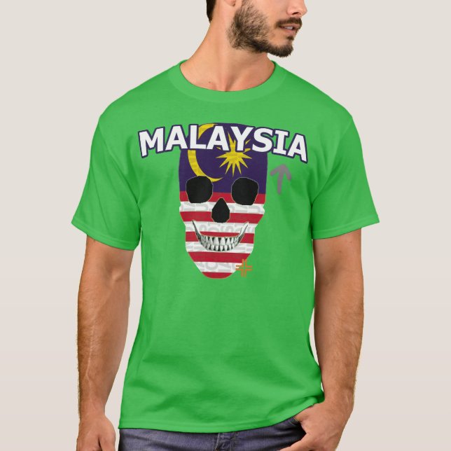 camiseta básica B2 de HANDSKULL Malaysia (Anverso)
