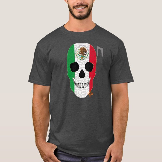 Camiseta básica B2 de HANDSKULL México (Anverso)