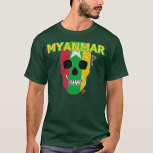 camiseta básica B2 de HANDSKULL Myanmar