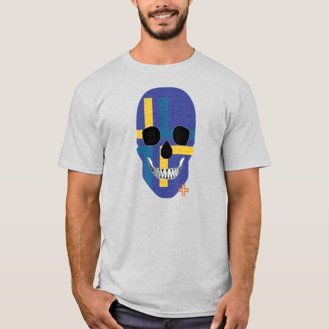 camiseta básica B2 de HANDSKULL Narkotika Dansa (Anverso)