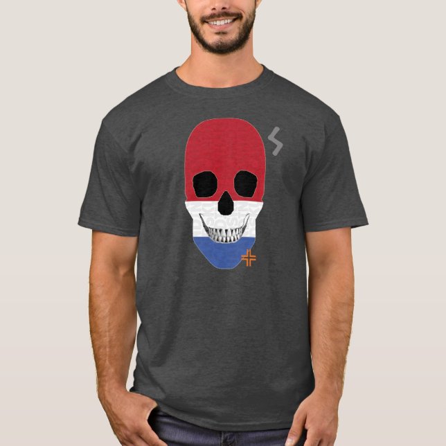 Camiseta básica B2 de HANDSKULL Países Bajos (Anverso)