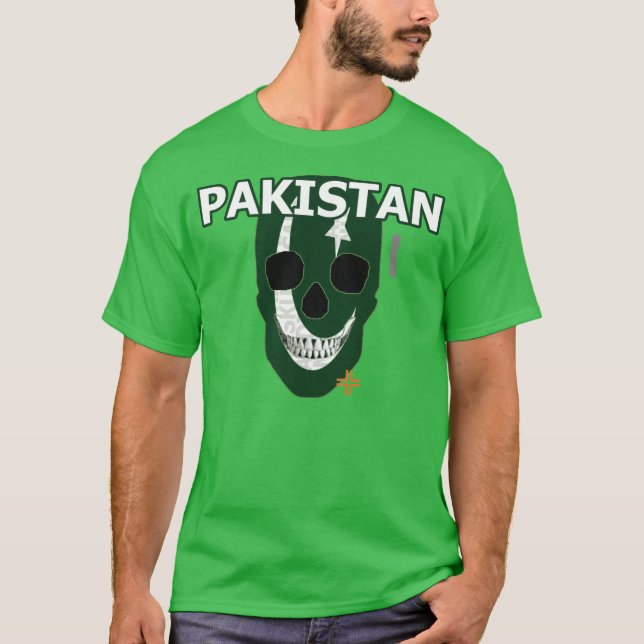 camiseta básica B2 de HANDSKULL Pakistán (Anverso)