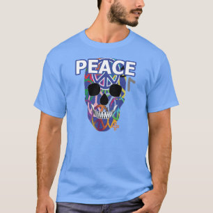 Camiseta básica B2 de HANDSKULL Peace