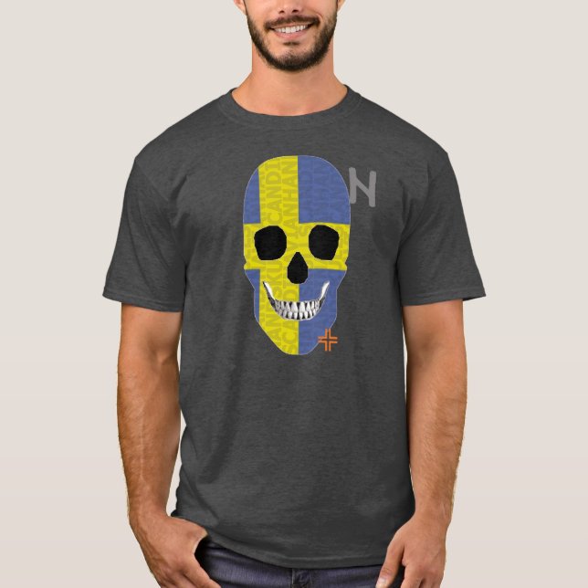 Camiseta básica B2 de HANDSKULL Suecia (Anverso)
