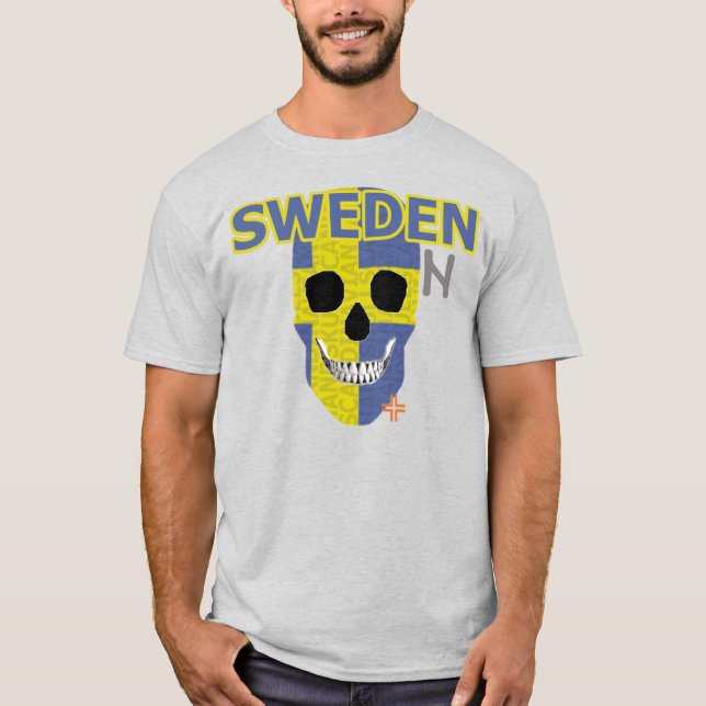 Camiseta básica B2 de HANDSKULL Suecia (Anverso)