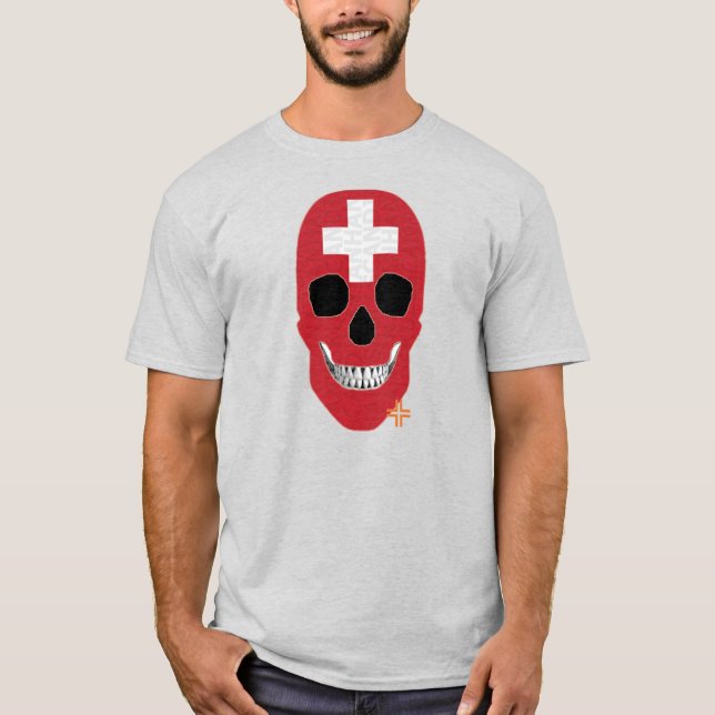 Camiseta básica B2 de HANDSKULL Suiza (Anverso)