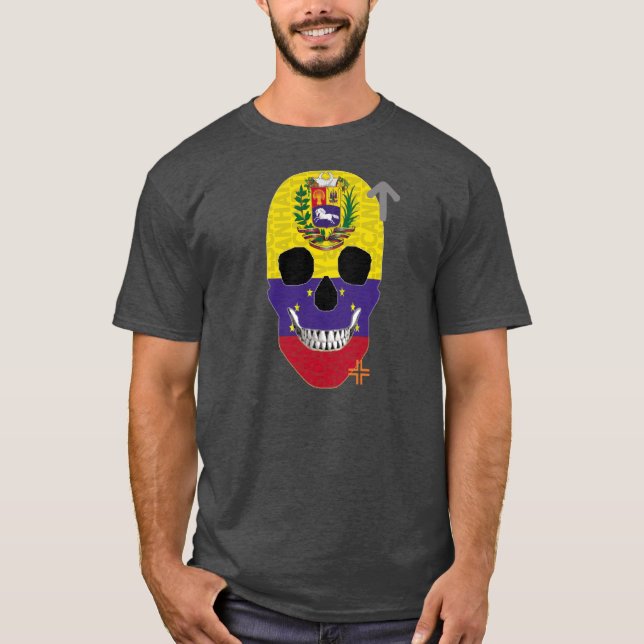 camiseta básica B2 de HANDSKULL Venezuela (Anverso)