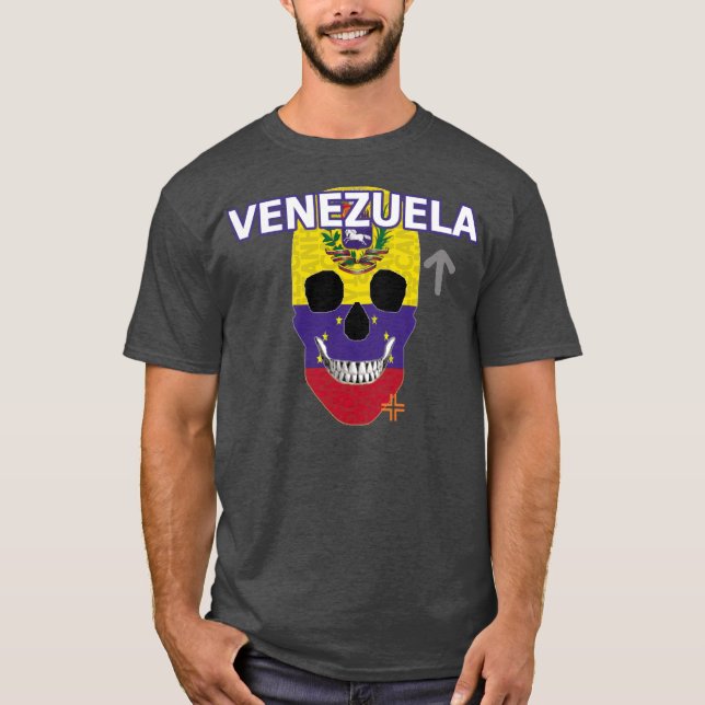 camiseta básica B2 de HANDSKULL Venezuela (Anverso)