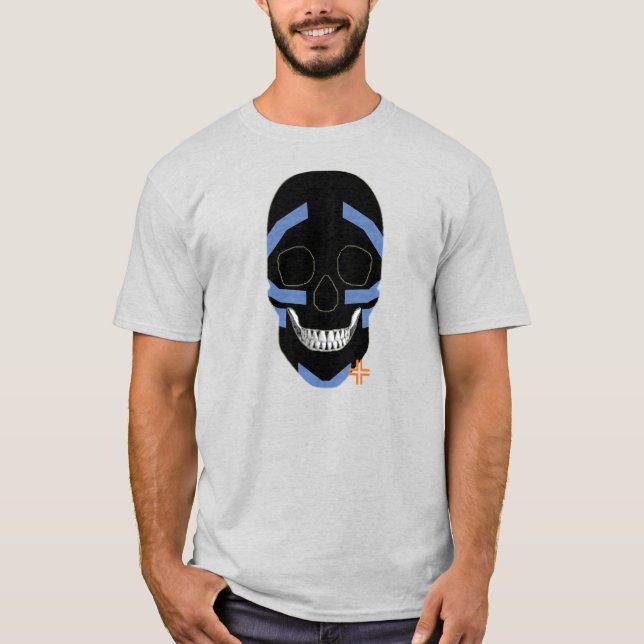 Camiseta básica B2 de HANDSKULL Warrior (Anverso)
