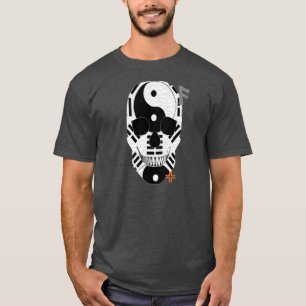 Camiseta básica B2 de HANDSKULL Yin Yang