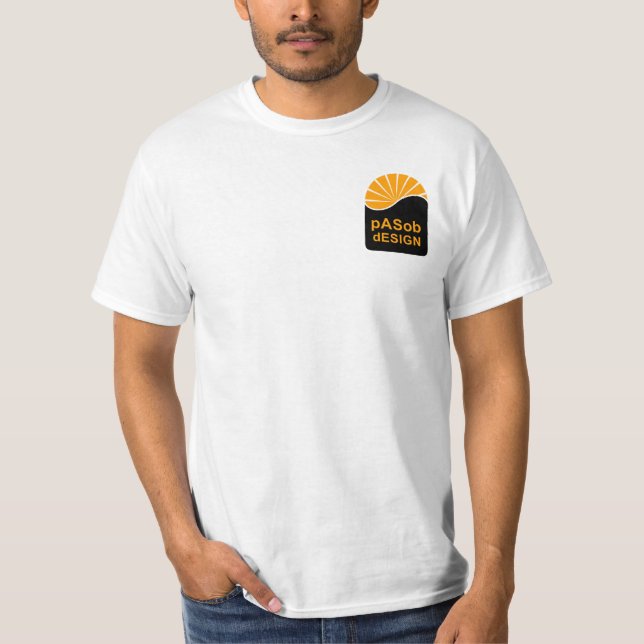 Camiseta básica, blanca (Anverso)