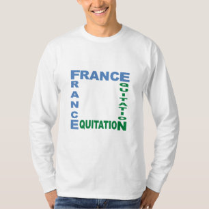 Camiseta básica blanca FRANCIA HORSEMANSHIP