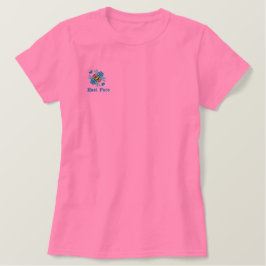 Camiseta Básica Borrada Para Mujeres