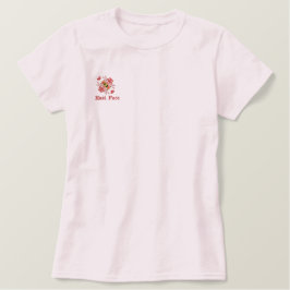 Camiseta Básica Borrada Para Mujeres