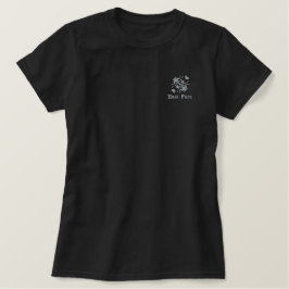 Camiseta Básica Borrada Para Mujeres