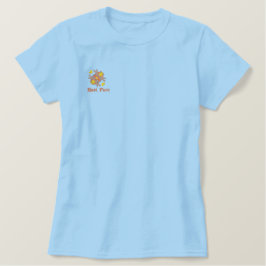 Camiseta Básica Borrada Para Mujeres