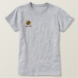 Camiseta Básica Borrada Para Mujeres