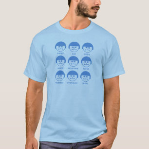 Camiseta básica Botox SkyBlue Print