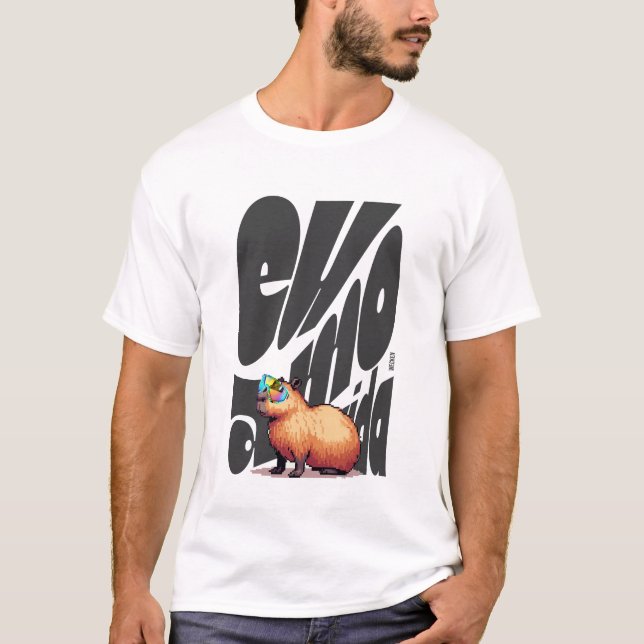 Camiseta Básica Capybara (Anverso)