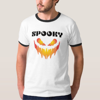 Camiseta básica con tipografía espeluznante de Hal