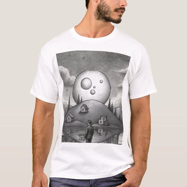 Camiseta básica con un diseño  (Anverso)