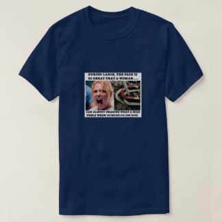 Camiseta Básica Dark HorseShoes y Dolor de Parto