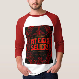 Camiseta básica de 3/4 de Sleeve Raglan para hombr