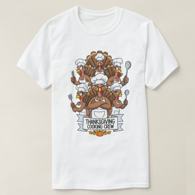 Camiseta básica de Acción de Gracias (Diseño del anverso)