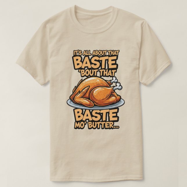 Camiseta básica de Acción de Gracias (Diseño del anverso)