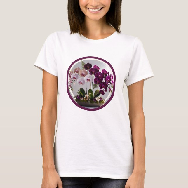 Camiseta básica de algodón suave para mujeres. (Anverso)