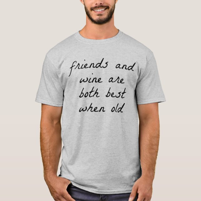Camiseta básica de amigos y viveros (Anverso)